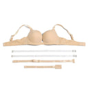 Vgplay Sexy Bra New Red Push Up Lingerie Convertible Straps Solid Plunge Underwear Transparent Straps Brassiere