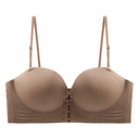 FINETOO Front Closure Sexy Push Up Bra Women Invisible Bras Underwear Lingerie For Female Brassiere Strapless Seamless Bralette