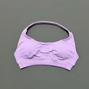Women Sports Bra Seamless Halter Yoga Clothes Removable Cups Women Workout Clothing Gym Backless Bra Running Workout Tops