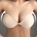 Women's Invisible Strapless Adhesive Stick Bra Strapless Push Up Bras Lingerie Seamless Silicone Nipple Cover Bralette Underwear