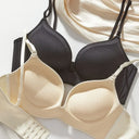 2025 New 10cm Push Up Bra for Small Breasts - CE Certified Ultra Thick Lingerie Seamless T-Shirt Bras with 3D Memory Foam Cups