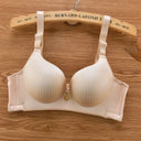 8CM Thick Padded Push Up Bra for Small Chest Seamless Wireless Comfort T-Shirt Bra Natural Lingerie with Adjustable Straps