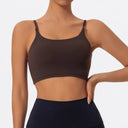 Hearuisavy Summer Ultra-Soft Fabrics Yoga Sports Bra Women Sportswear Push Up Breathable Quick Dry Gym Top Fitness Underwear