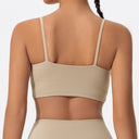 Hearuisavy Summer Ultra-Soft Fabrics Yoga Sports Bra Women Sportswear Push Up Breathable Quick Dry Gym Top Fitness Underwear