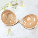 Palm Invisible Push Up Bra Women Backless Strapless Bra Seamless Front Closure Bralette Underwear Silicone Self-Adhesive Bra Pad