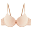 Sexy Women Cotton Gathered Bra Deep V Underwire Ladied  Brassiere Push Up Lingerie Solid Bras Backless Intimate Underwear