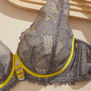 2025 Elegant Beauwear 75 80 85 C D Bra Women's 3/4 Cup Plunge Bras Sexy Lace Bra Unlined Underwire Bralette CW9525
