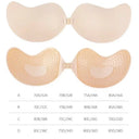 Palm Invisible Push Up Bra Women Backless Strapless Bra Seamless Front Closure Bralette Underwear Silicone Self-Adhesive Bra Pad