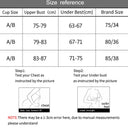 Women's Sexy Cotton Gathered Bra Deep V Underwire Ladied  Brassiere Push Up Lingerie Solid Bras Backless Intimate Underwear