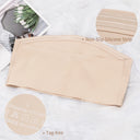Sexy Seamless Strapless Tube Top Bra Women's Half Cup Ultra Thin Silicone Non-slip Underwear Off-the-shoulder  Dress Lingerie