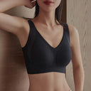 Women's Seamless Supportive Bra Underwear Wireless Push Up Bra Soft No Underwire Full Coverage T-Shirt Bra