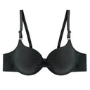 Sexy Women Cotton Gathered Bra Deep V Underwire Ladied  Brassiere Push Up Lingerie Solid Bras Backless Intimate Underwear