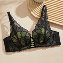 2025 Elegant Beauwear 75 80 85 C D Bra Women's 3/4 Cup Plunge Bras Sexy Lace Bra Unlined Underwire Bralette CW9525