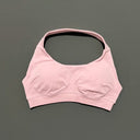 Women Sports Bra Seamless Halter Yoga Clothes Removable Cups Women Workout Clothing Gym Backless Bra Running Workout Tops
