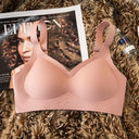 Push-Up Bras For Women Plus Size Seamless Bra Non-wire Wide Adjustable Straps Underwear Sexy Lingerie Comfort Intimates M-3XL