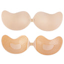 Women's Invisible Strapless Adhesive Stick Bra Strapless Push Up Bras Lingerie Seamless Silicone Nipple Cover Bralette Underwear