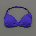 Sports Strappy Bra Yoga Underwear Women Gym Top Running Exercise Backless Bra High Support Active Wear Fitness Workout Halter