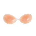 Reusable Front Button Chest Patches, Silicone Invisible Strapless Self-Adhesive Breast Women'S Underwear Accessories Bra With