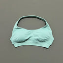 Women Sports Bra Seamless Halter Yoga Clothes Removable Cups Women Workout Clothing Gym Backless Bra Running Workout Tops