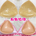 Thicken Chest Push Up Sticky Bra Double Sided Women Swimsuit Bikini Removeable Silicone Self-adhesive Cup Enhancer Chest Pad