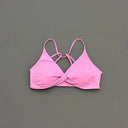 HISTELLO Vision Sports Bra Women Yoga Underwear Gym Running Exercise Backless Bra High Support Active Wear Fitness Workout Top