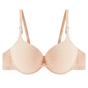 Women's Sexy Cotton Gathered Bra Deep V Underwire Ladied  Brassiere Push Up Lingerie Solid Bras Backless Intimate Underwear