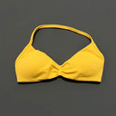 Sports Strappy Bra Yoga Underwear Women Gym Top Running Exercise Backless Bra High Support Active Wear Fitness Workout Halter