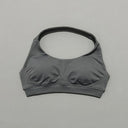 Women Sports Bra Seamless Halter Yoga Clothes Removable Cups Women Workout Clothing Gym Backless Bra Running Workout Tops