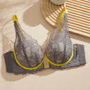 2025 Elegant Beauwear 75 80 85 C D Bra Women's 3/4 Cup Plunge Bras Sexy Lace Bra Unlined Underwire Bralette CW9525