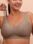 Big breasted sleeping bra for women 6XL without steel rims gathered without scars plus size vest yoga exercise anti sagging bra