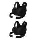 FallSweet Wireless Posture Correction Bra for Women Seamless Push Up Bralette with Cross Back Support for Daily Shaping Lingerie