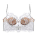 Sexy Lace French New Strappy Bra, Backless Underwear, Women's Retro Thin Vest Bra