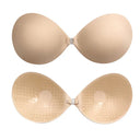 Women's Invisible Strapless Adhesive Stick Bra Strapless Push Up Bras Lingerie Seamless Silicone Nipple Cover Bralette Underwear