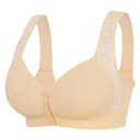 Plus Size Front Closure Wireless Comfort Bra - Seamless Full Coverage Easy on off Supportive E Cup Women's Bra 1XL-7XL