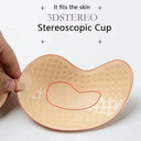 Invisible Stick-On Strapless Seamless Push Up Bra with Lift and Anti-Convex for Women