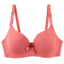 2025 New Sexy Plus Size Bras Bow Sweat Absorption Underwear For Women Solid Smooth Seamless Breathable ABC Cup Lingerie