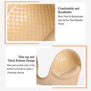 Strapless U Shaped Invisible Adhesive Plunge Silicone Bra Reusable Strapless Backless Breast Lifting Push Up Dress Underwear